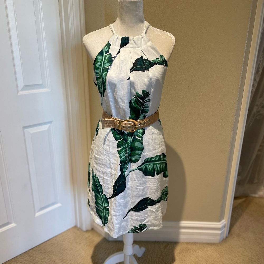 Tommy Bahama inspired linen dress 🌴 EUC Size M